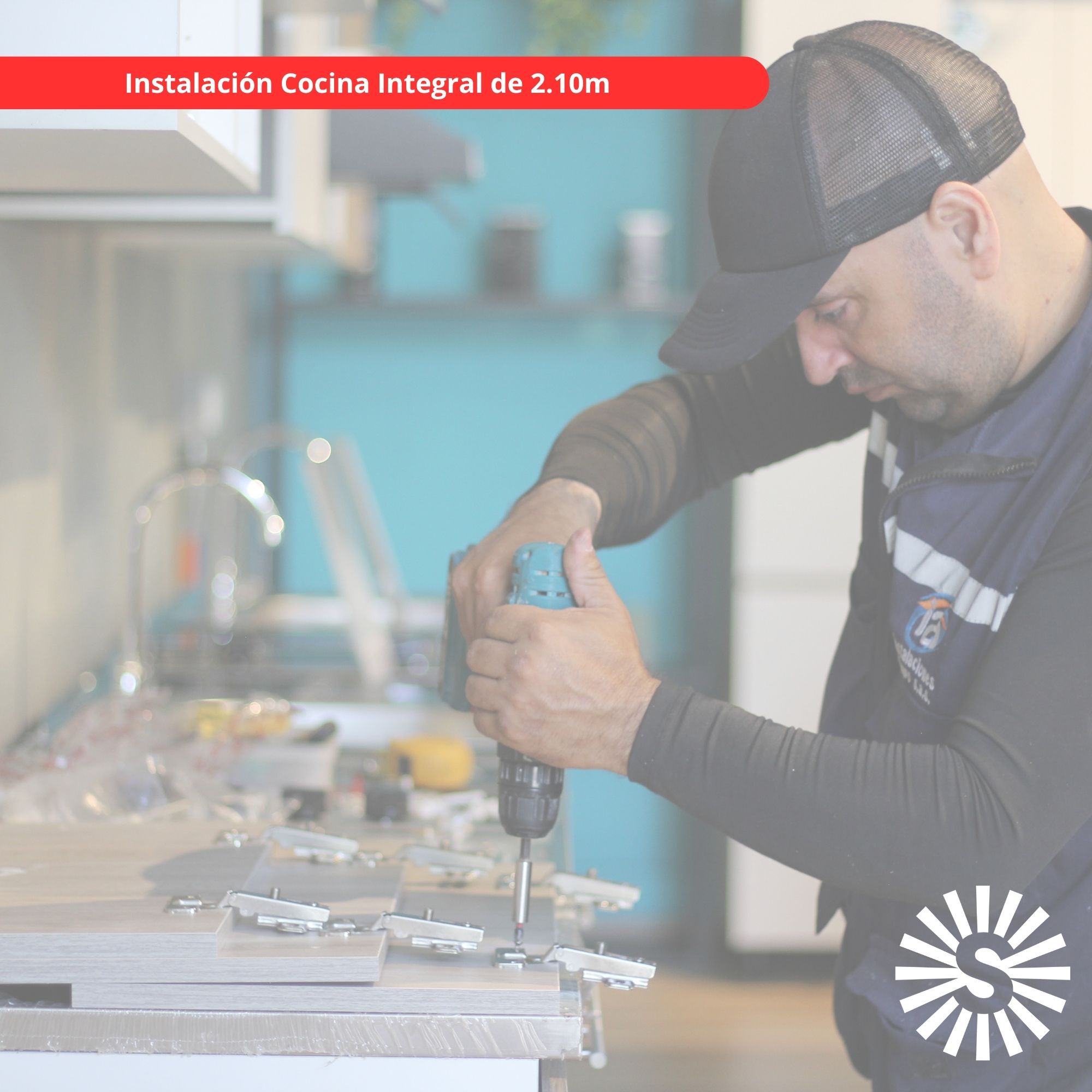 Instalación Cocina Integral de 2.10m